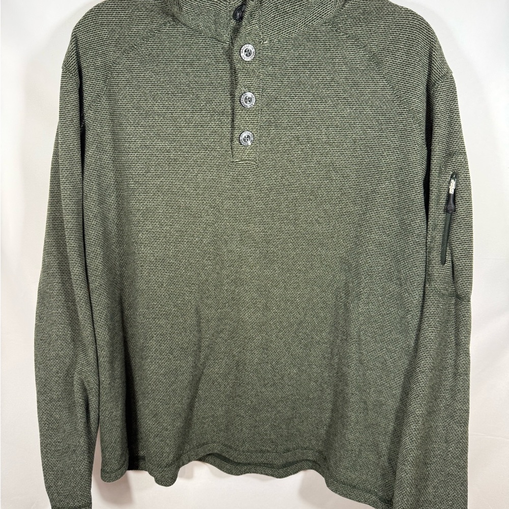 Magellan Outdoors Green Knit Jacket